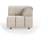 HKliving Wave bank right high arm Cosy Beige