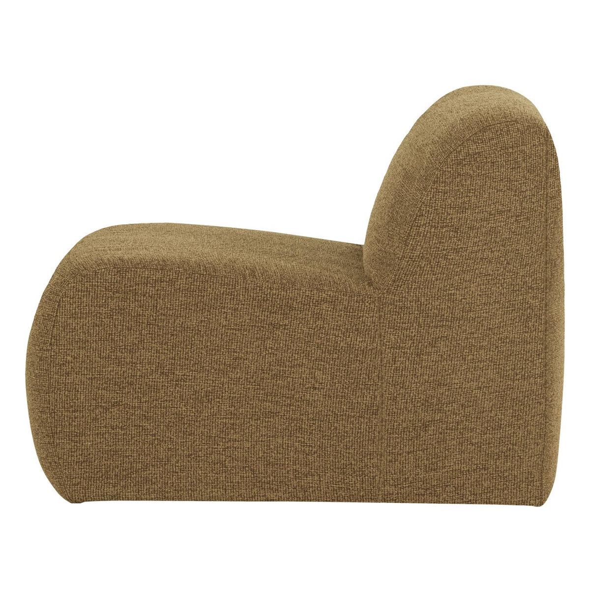 WOOOD Mojo Base 1-zits bank Bouclé Geel/Bruin