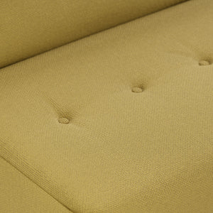 HKliving Vint bank middle 1,5-seat Linen Burnt Ochre