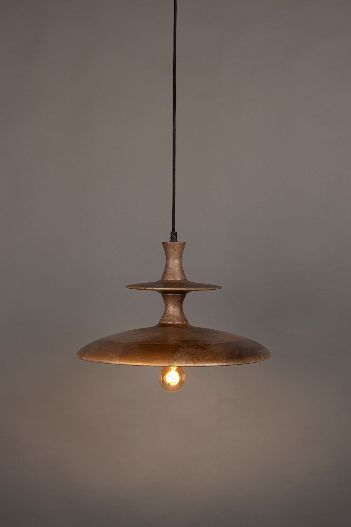 Dutchbone Cath hanglamp Walnoot