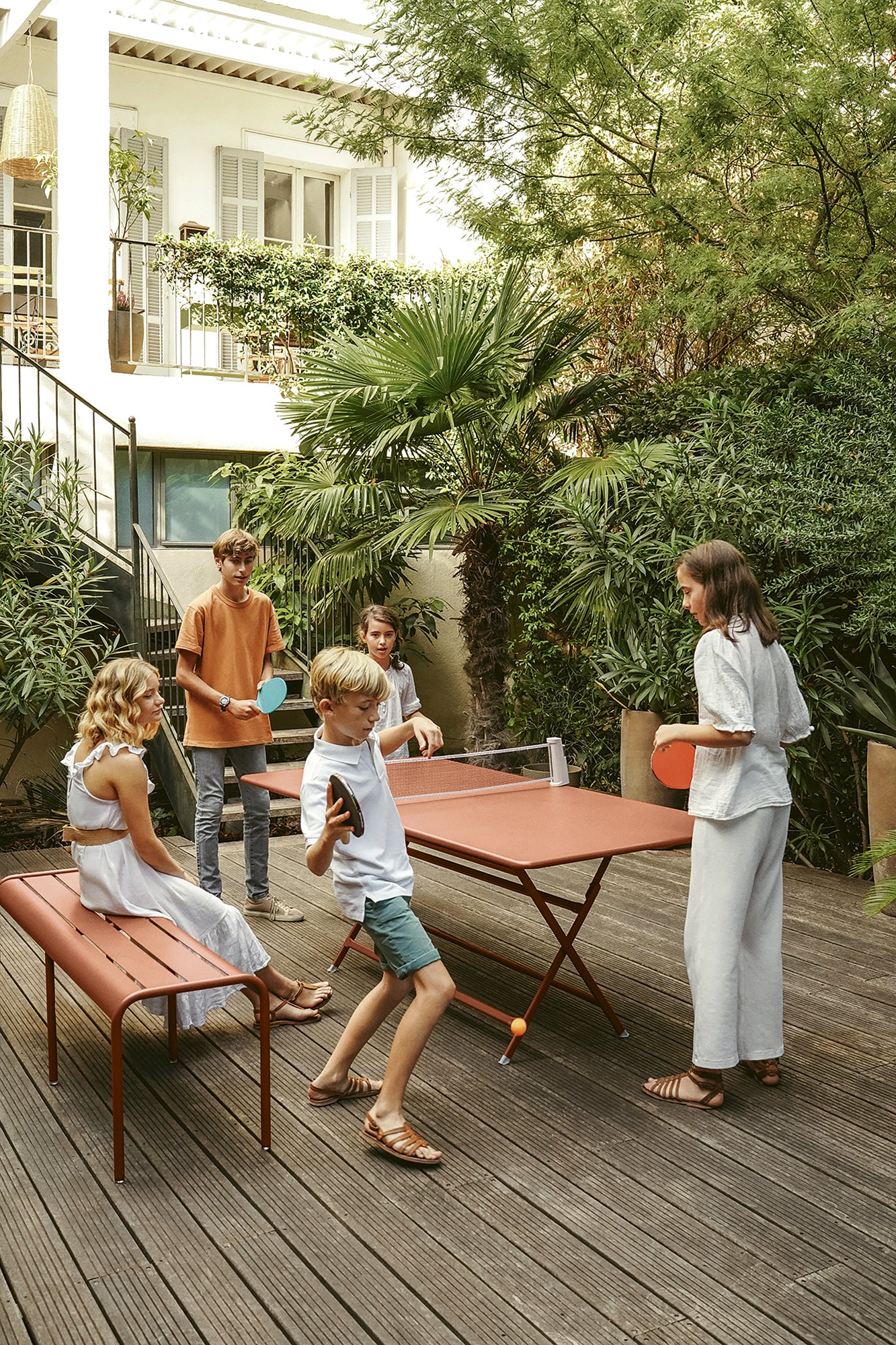 Fermob Luxembourg tuinbank Liquorice