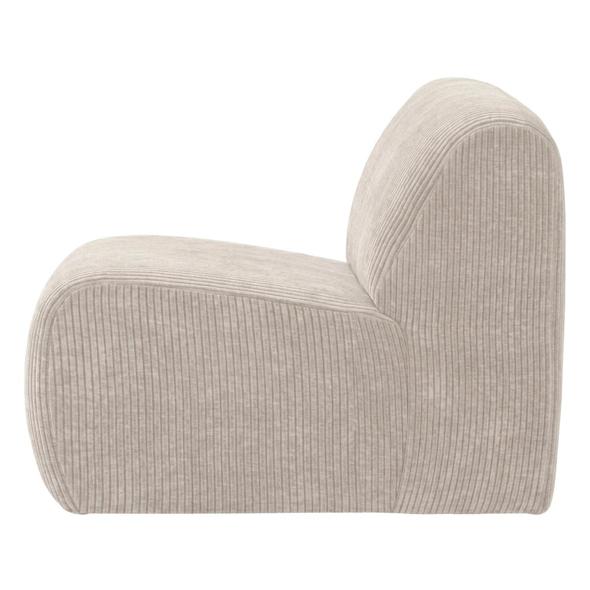 WOOOD Mojo Base 1-zits bank rib Ecru