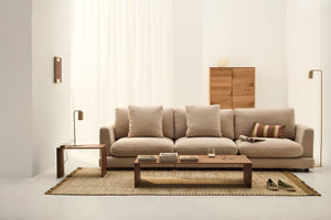 Kave Home Litto bijzettafel 55x40 cm Brown