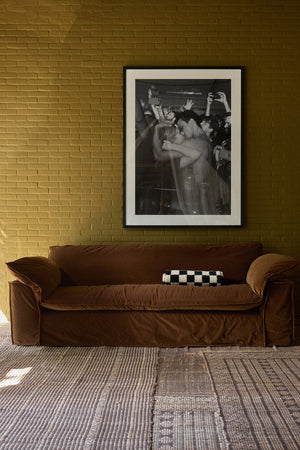 HKliving Nomad bank 244 cm Royal Velvet Caramel
