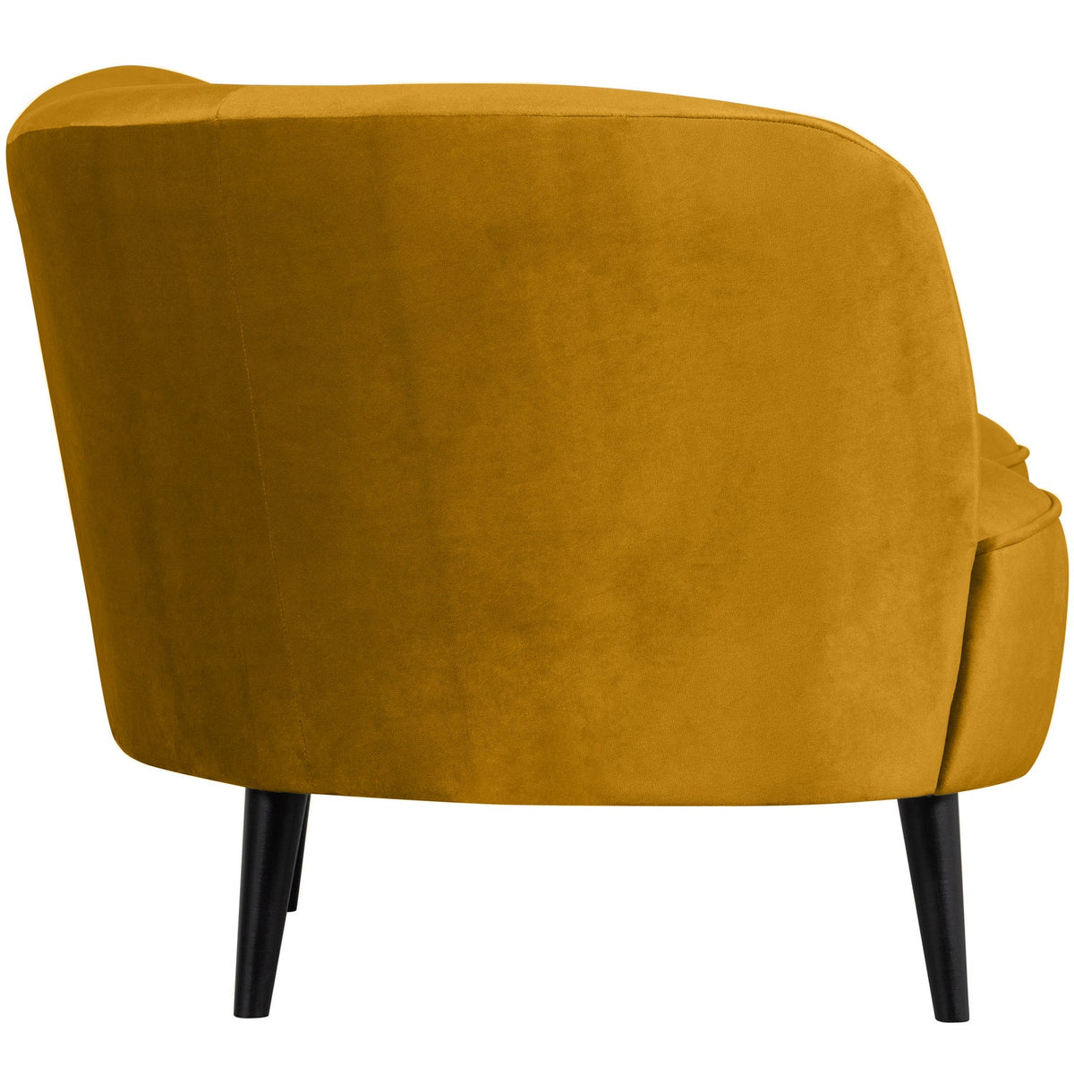WOOOD Sara lounge fauteuil links velvet Oker