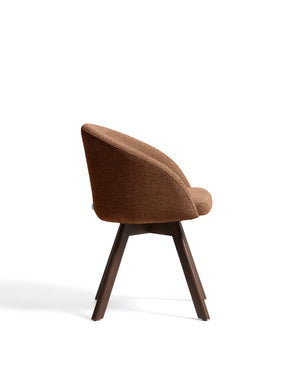 Kave Home Marvin eetkamerstoel chenille Terracotta
