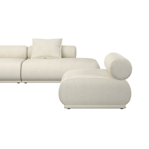 Zuiver Rembrandt 4,5-zitsbank links Beige