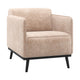 WOOOD Statement fauteuil met arm Chenille Velvet Naturel