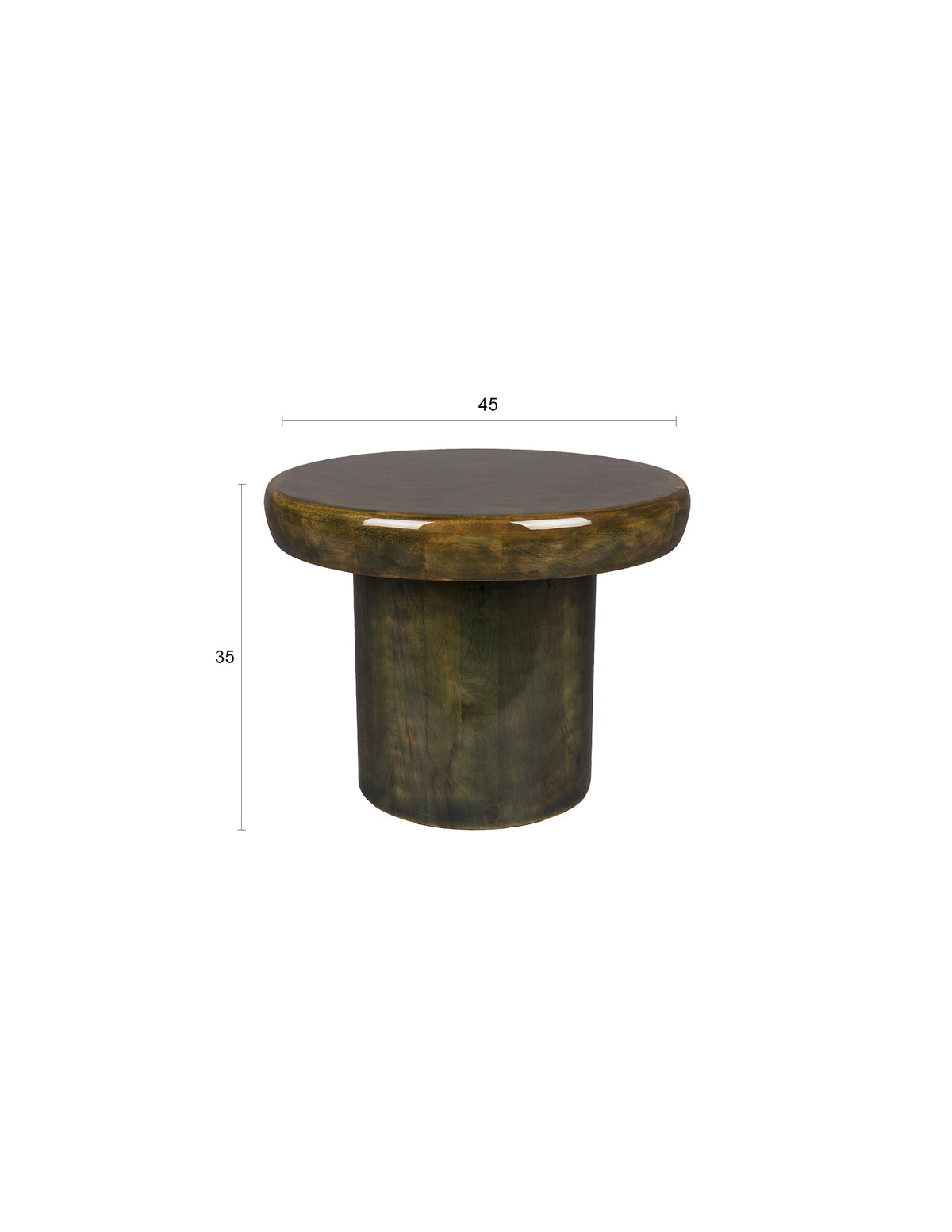 Dutchbone Mush bijzettafel Groen