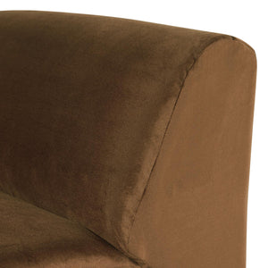 WOOOD Mojo Base 1-zits bank velvet Honinggeel