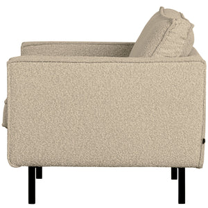WOOOD Rodeo fauteuil bouclé Beige
