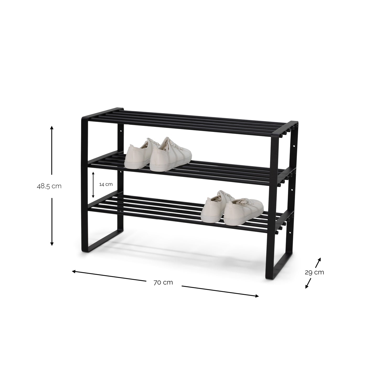 Spinder Design Rex SR 2 schoenenrek Zwart