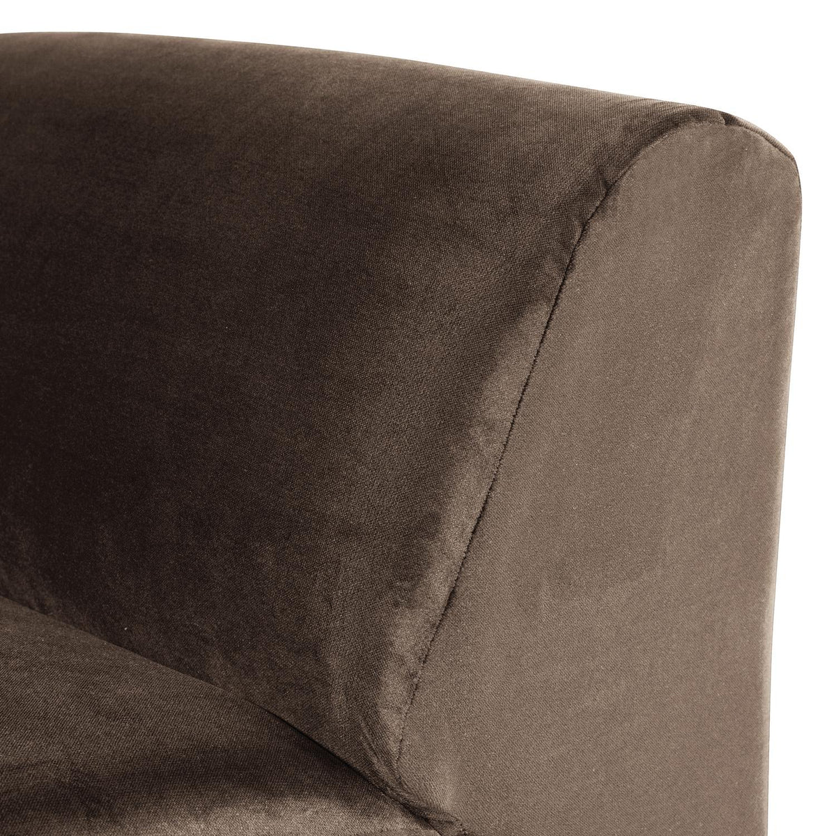 WOOOD Mojo Base 1-zits bank velvet Bruin