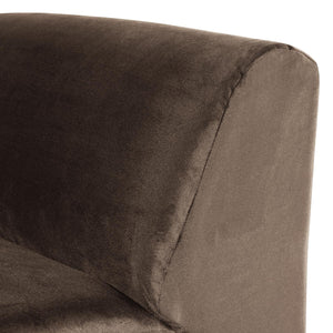 WOOOD Mojo Base 1-zits bank velvet Bruin
