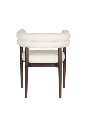 Dutchbone Sela eetkamerstoel off white