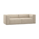 WOOOD Bean 3,5-zits bank Beige Melange