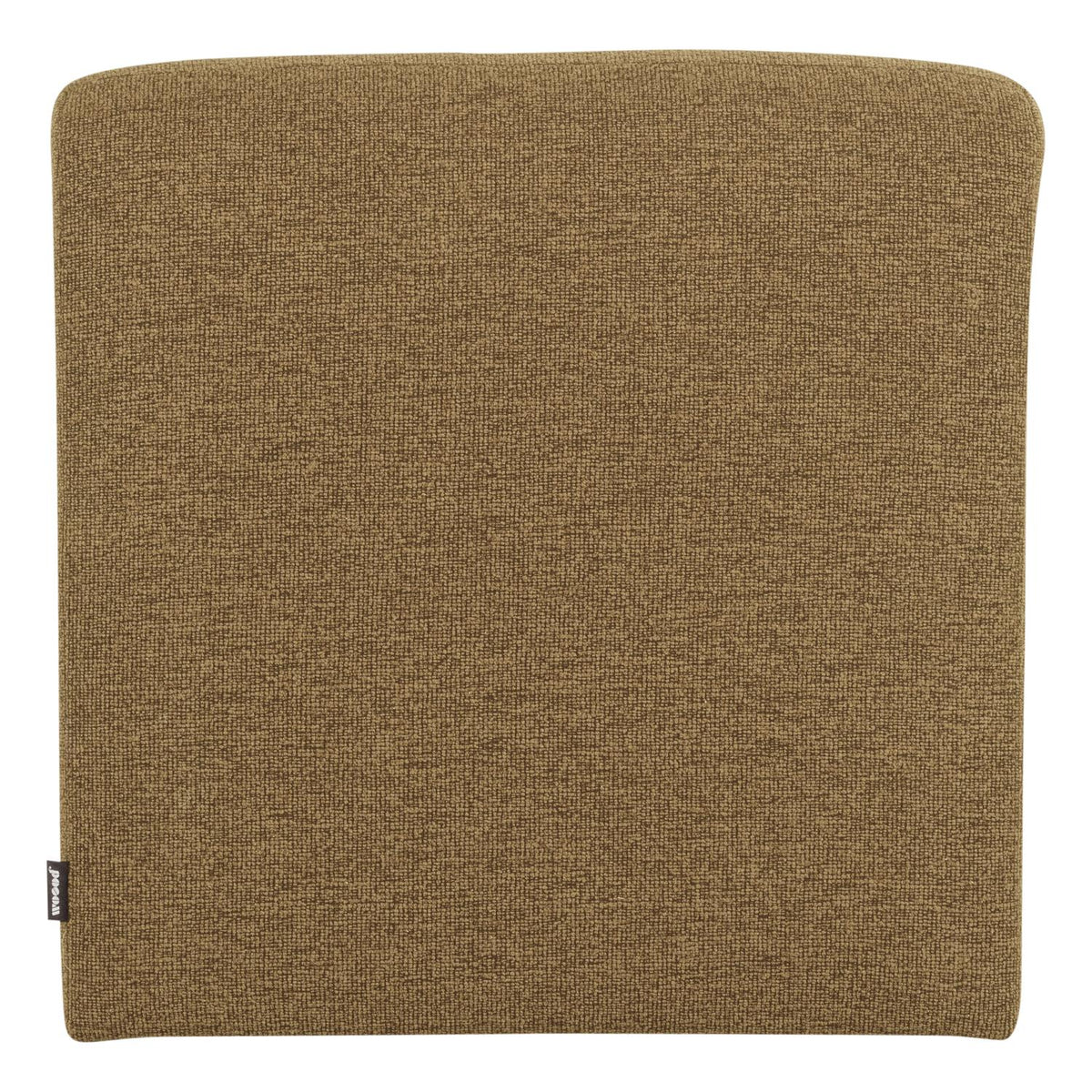 WOOOD Mojo Base eetkamerbank 84 cm met rugleuning bouclé Geel/Bruin