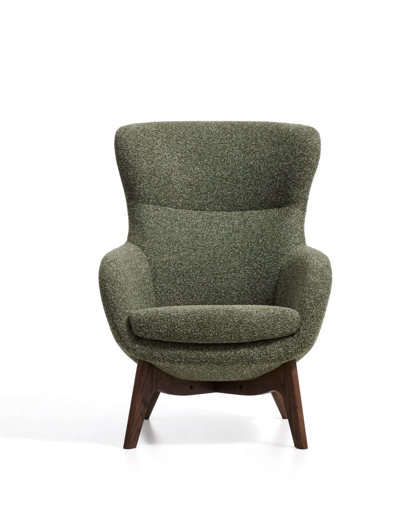 Kave Home Adiran fauteuil chenille Dark green