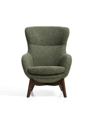 Kave Home Adiran fauteuil chenille Dark green