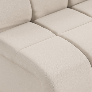 HKliving Wave bank middle Cosy Beige