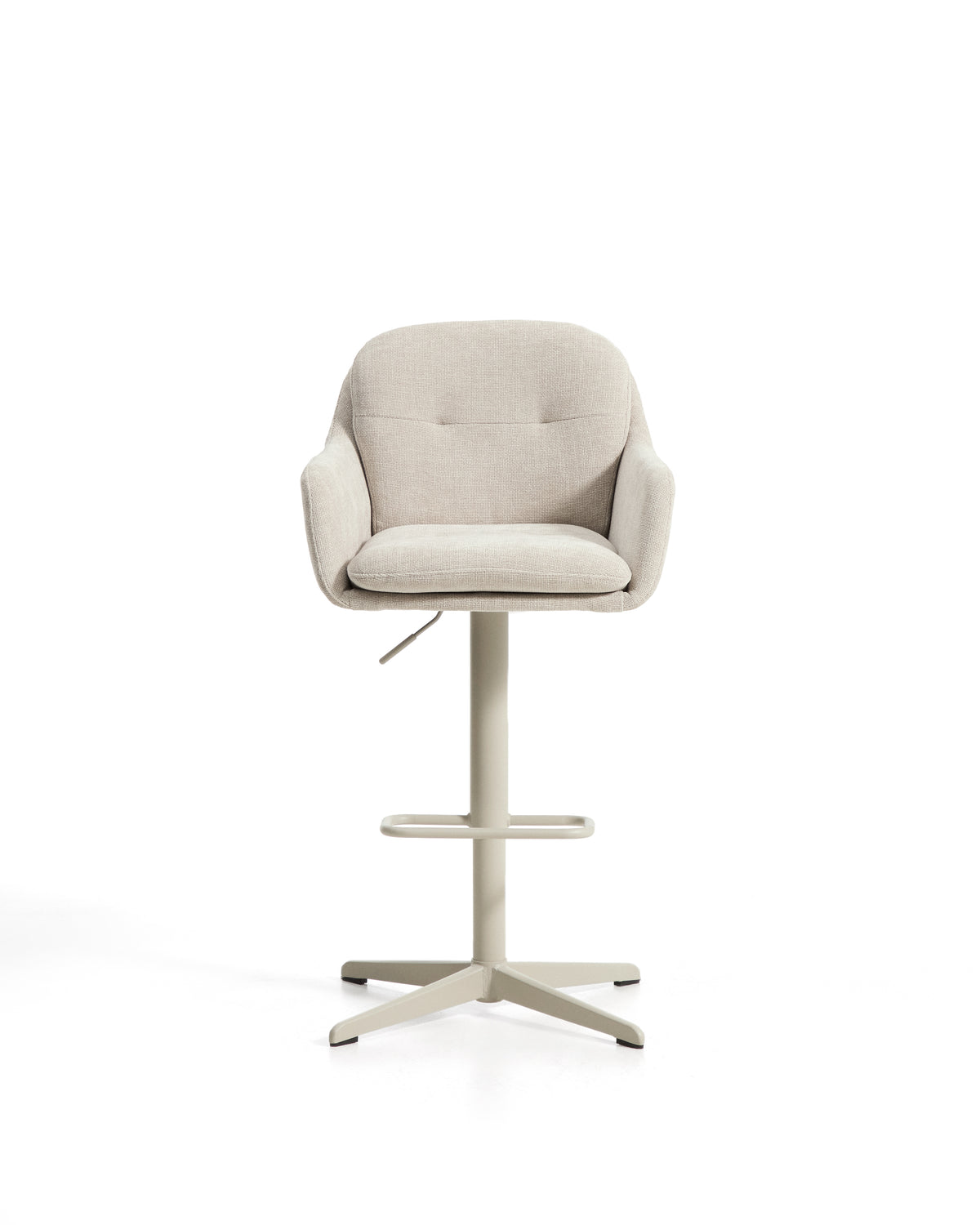Kave Home Lexa verstelbare barkruk Beige