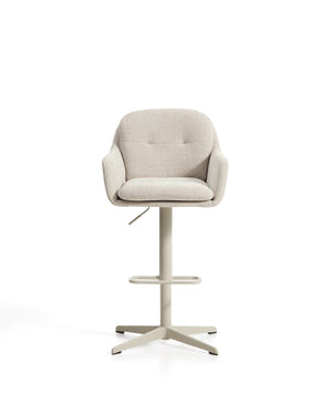 Kave Home Lexa verstelbare barkruk Beige
