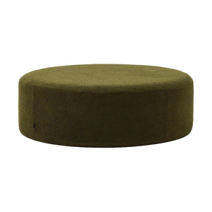 Kave Home Kaeli poef Ø120 cm bouclé Green