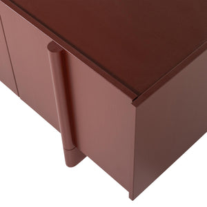 WOOOD Basu tv-meubel 200 cm Bordeauxrood