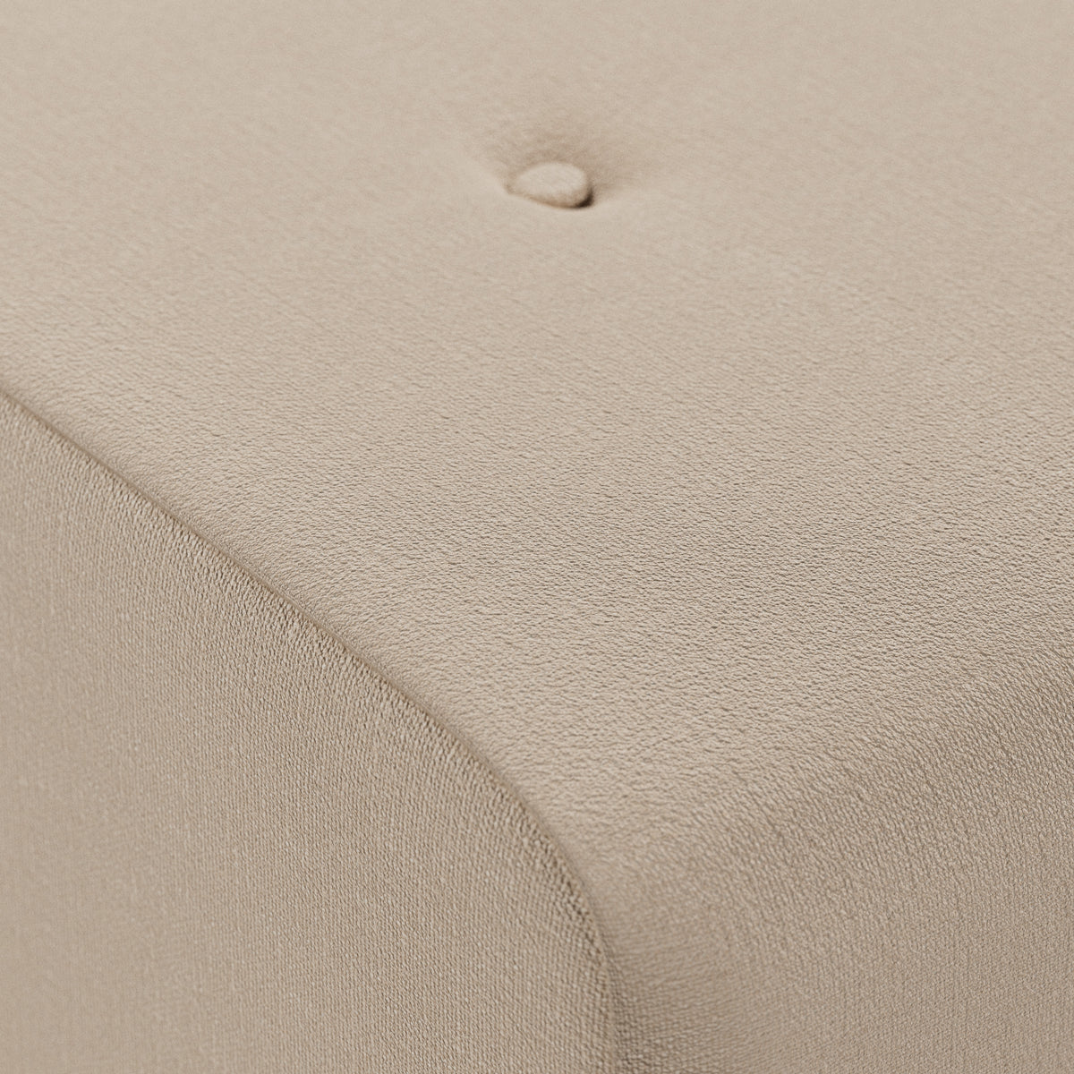 HKliving Vint hocker small Knotted Beige