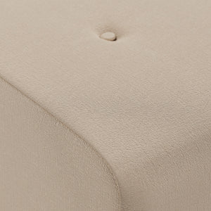 HKliving Vint hocker small Knotted Beige