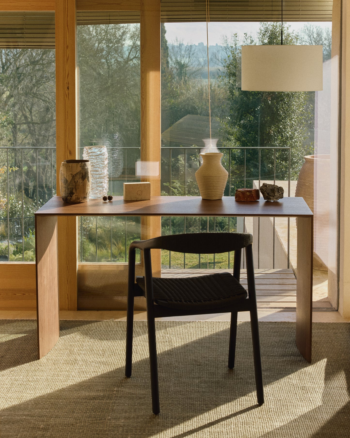 Kave Home Litto bureau Dark Brown