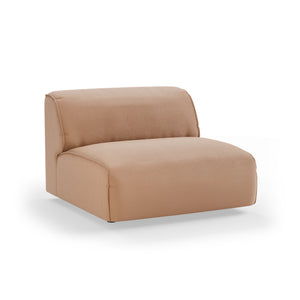HKliving Flake bank middle 1,5-seat Corduroy Rib Brown