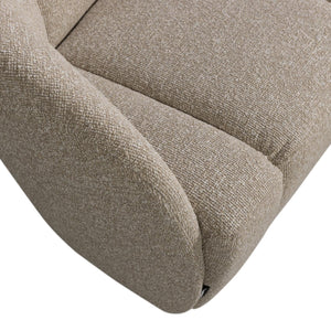 WOOOD Mojo 2-zits bankje arm links bouclé Beige