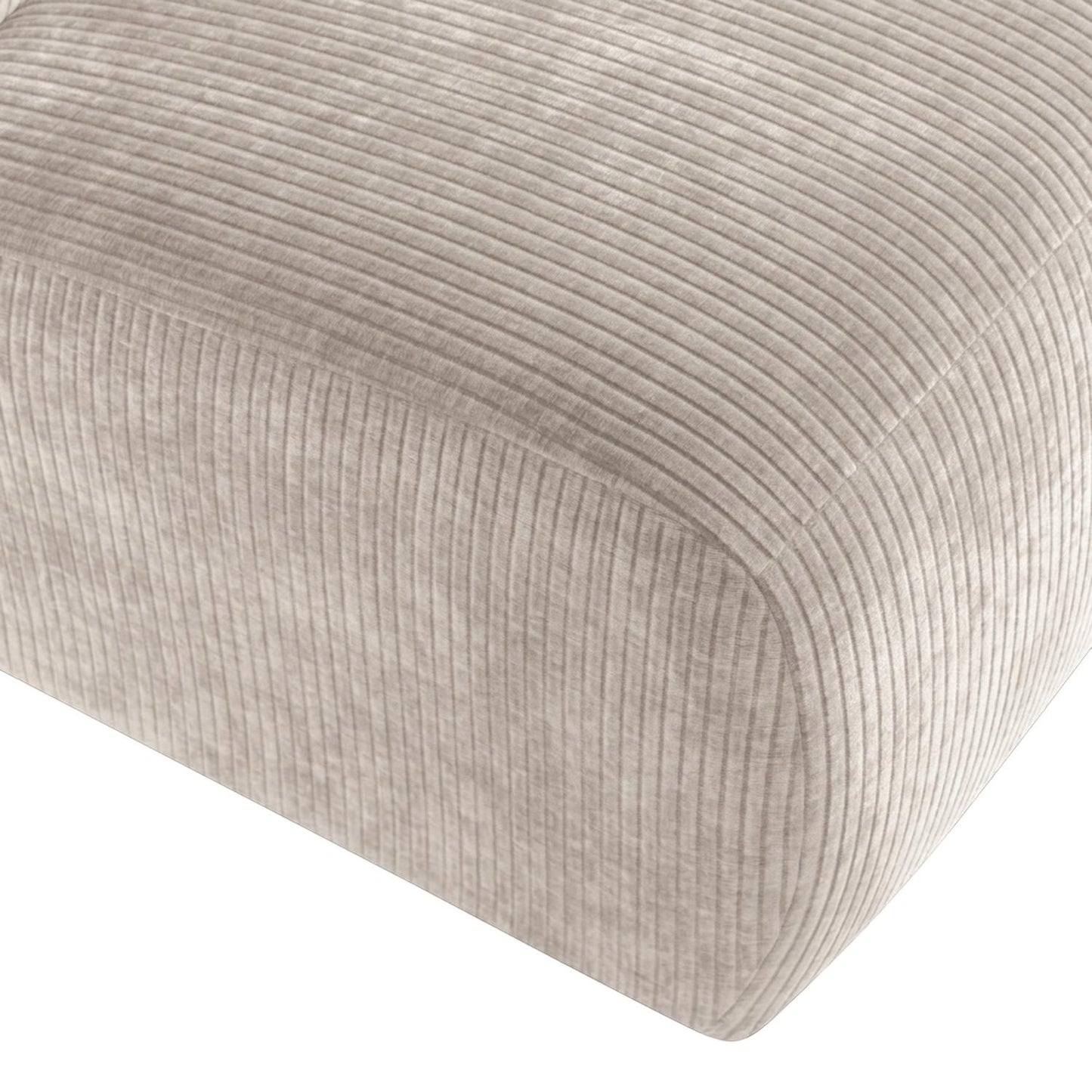WOOOD Mojo Base 1-zits bank rib Ecru