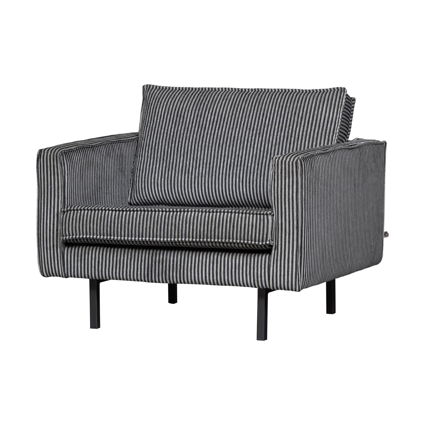 WOOOD Rodeo fauteuil Zwart/Grijs