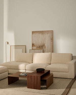 Kave Home Litto bijzettafel 90x45 cm Brown