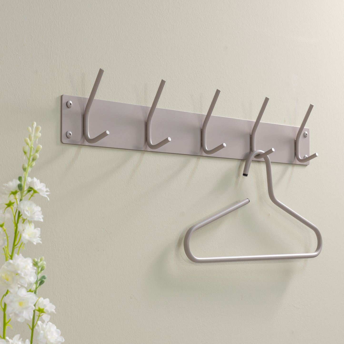 Spinder Design Fusion 5 wandkapstok Silky Taupe