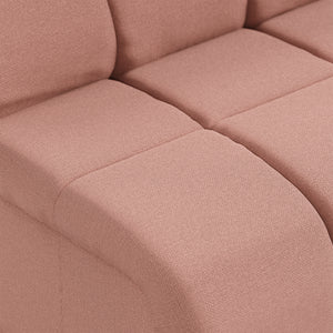 HKliving Wave bank middle Linen Dusty Rose
