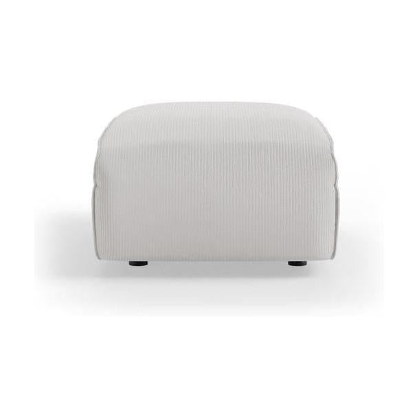 HKliving Flake hocker Corduroy Rib Cream
