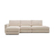 Kave Home Alea 5-zitsbank met chaise longue links Beige