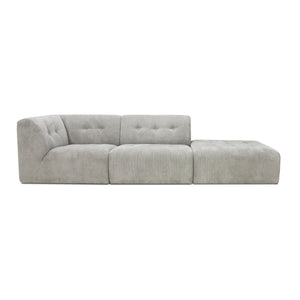 HKliving Vint hocker Corduroy Rib Cream