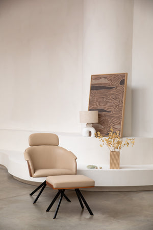 Zuiver Frie fauteuil Beige