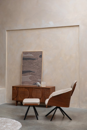 Zuiver Frie fauteuil Beige