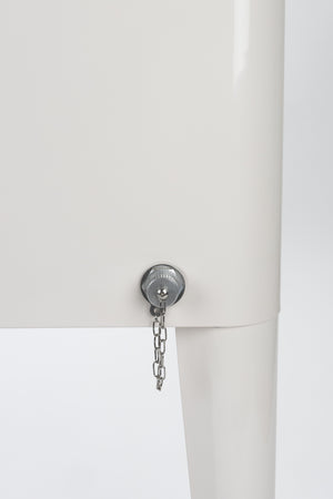 Zuiver Cooler Be Cool koelbox met wieltjes Cream