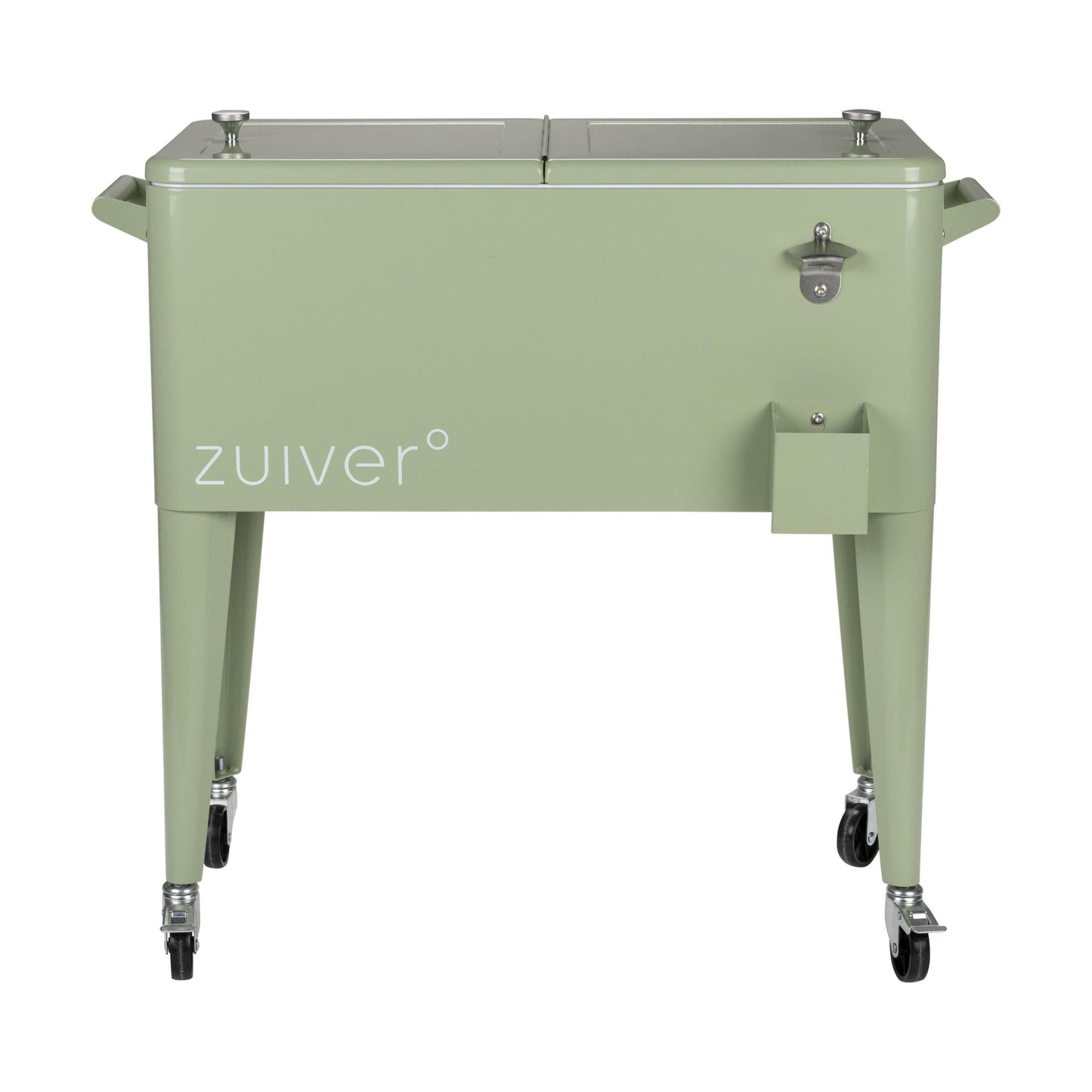 Zuiver Cooler Be Cool koelbox met wieltjes Green