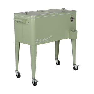 Zuiver Cooler Be Cool koelbox met wieltjes Green