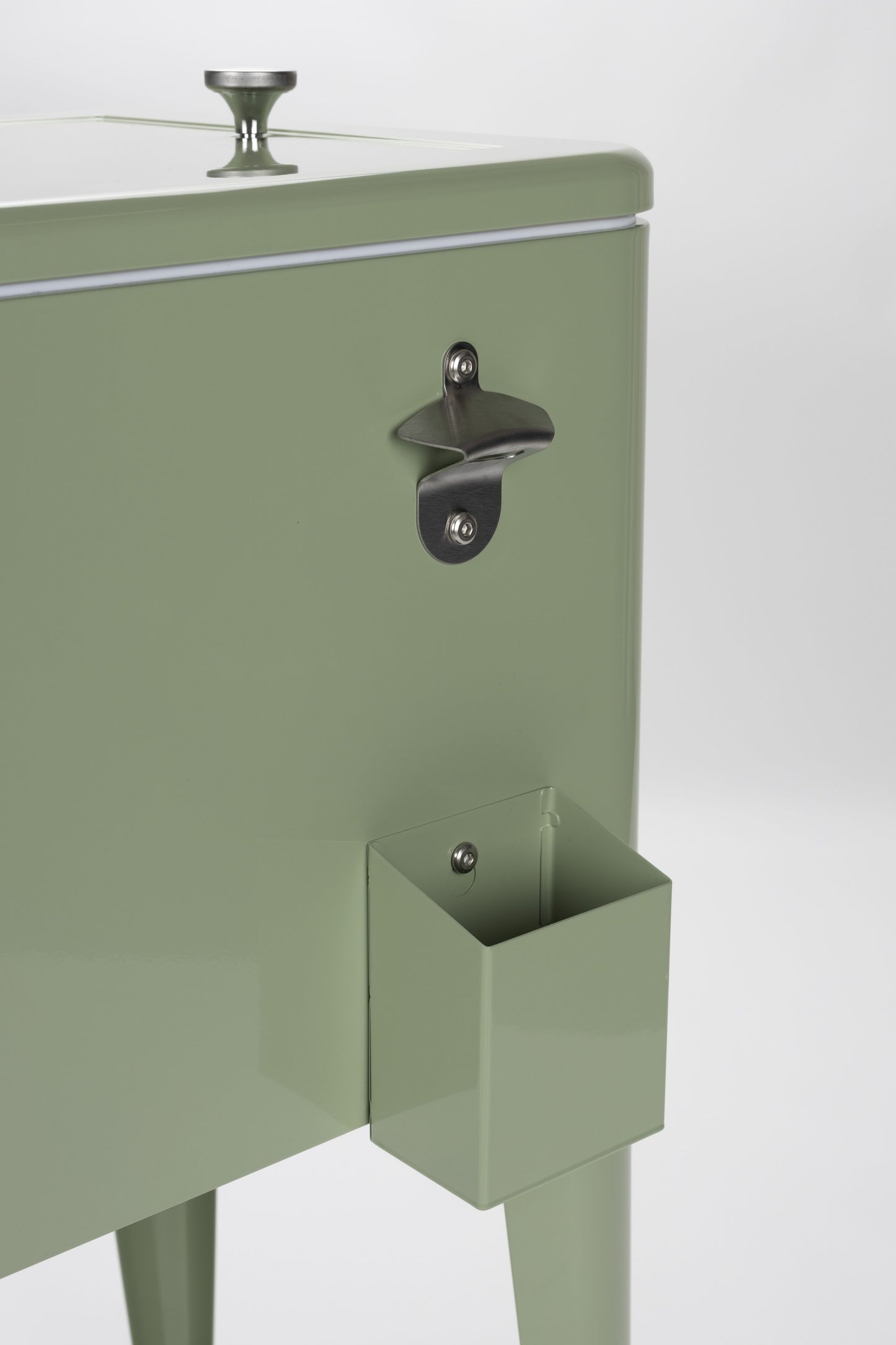 Zuiver Cooler Be Cool koelbox met wieltjes Green