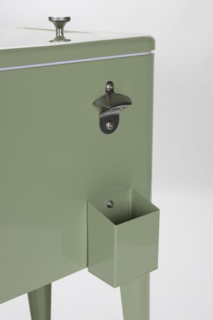 Zuiver Cooler Be Cool koelbox met wieltjes Green