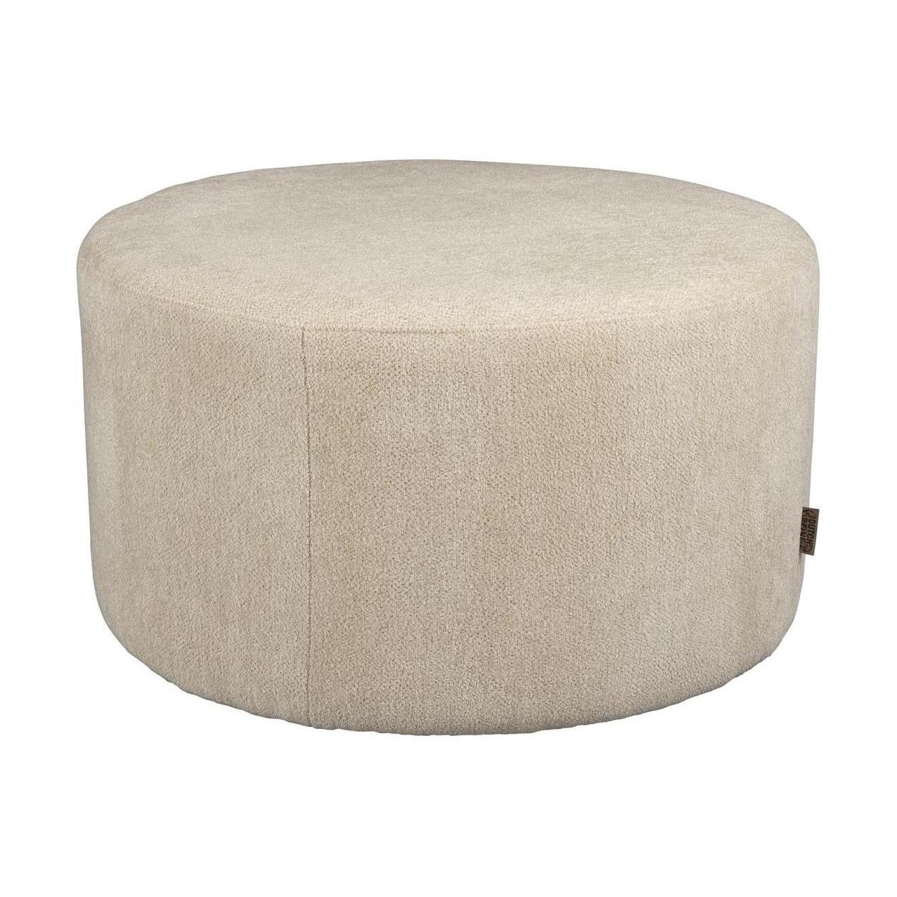 Dutchbone Rocca poef Latte
