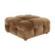 Dutchbone Hackman hocker velvet Cognac